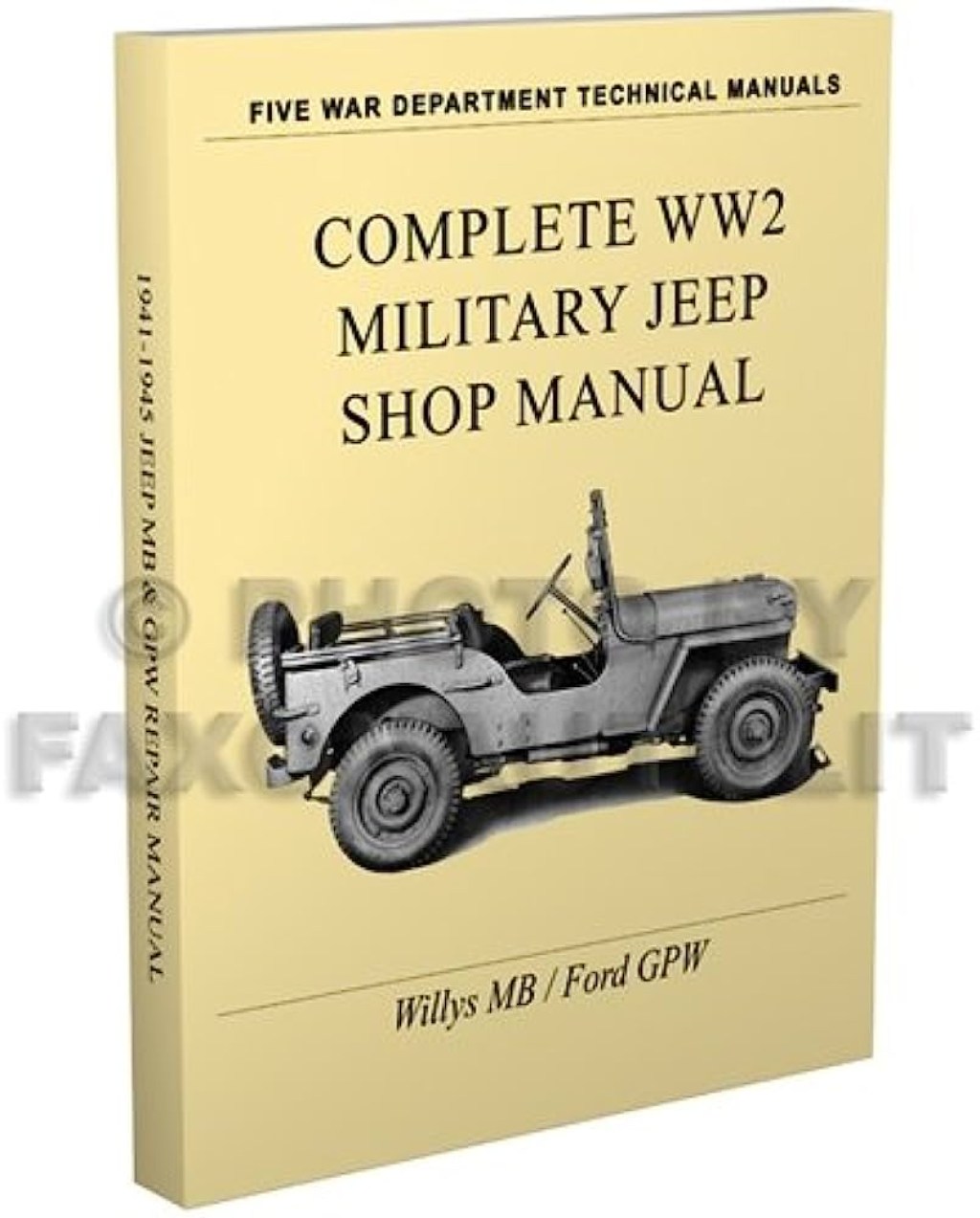 Picture of: – Willys MB Ford GPW Military Jeep Repair Shop Manual Reprint