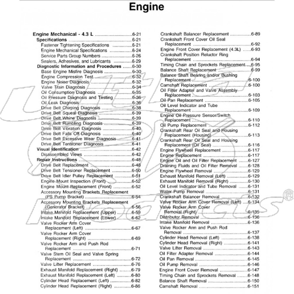 Picture of: – Workhorse Engines Service Manual Download