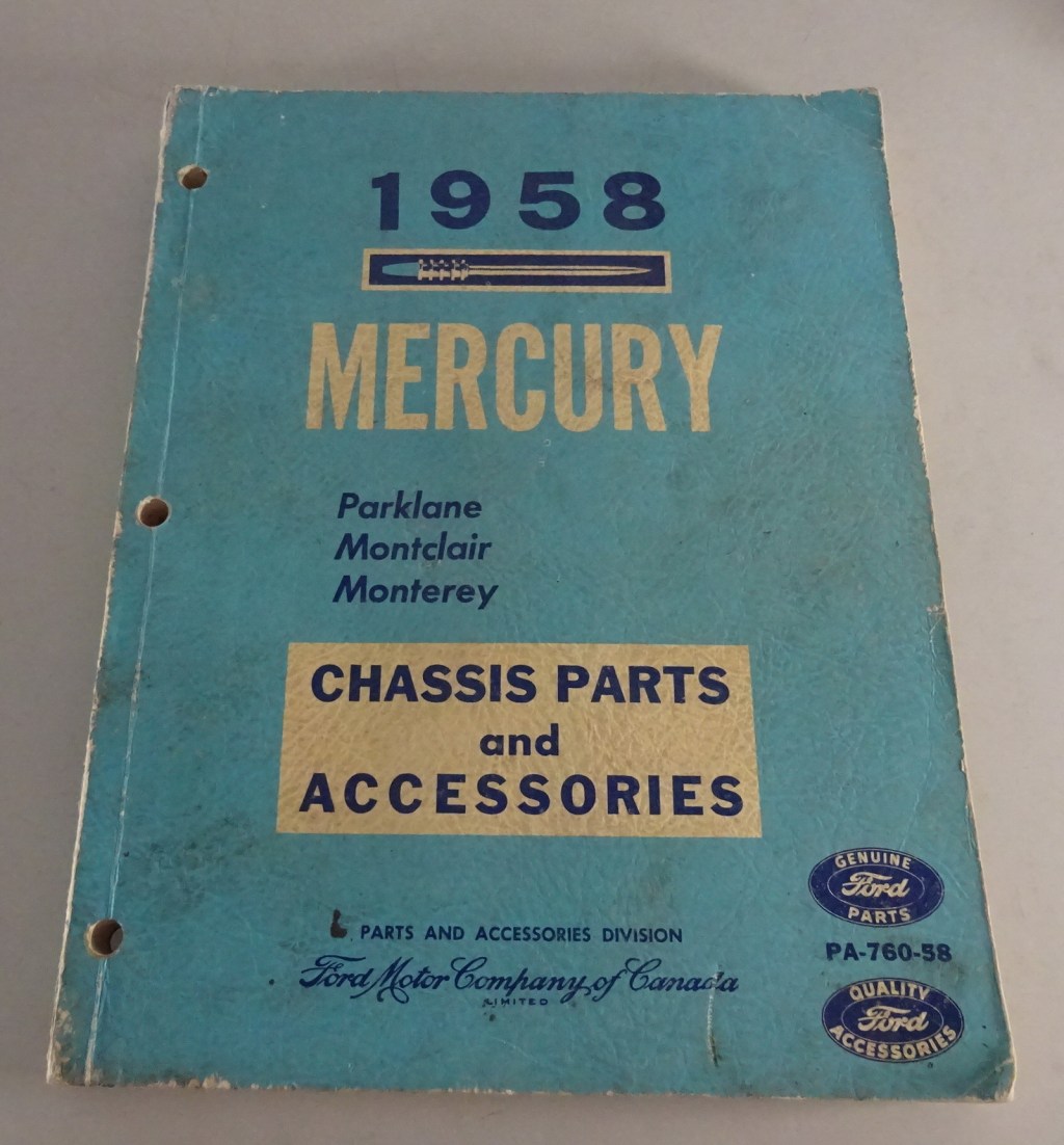 Picture of: Workshop manual Ford Mercury Monterey / Montclair / Park Lane