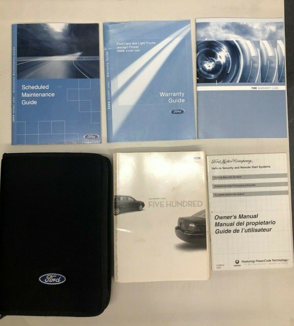 Picture of: 20 FORD FIVE HUNDRED OWNERS OWNER’S MANUAL