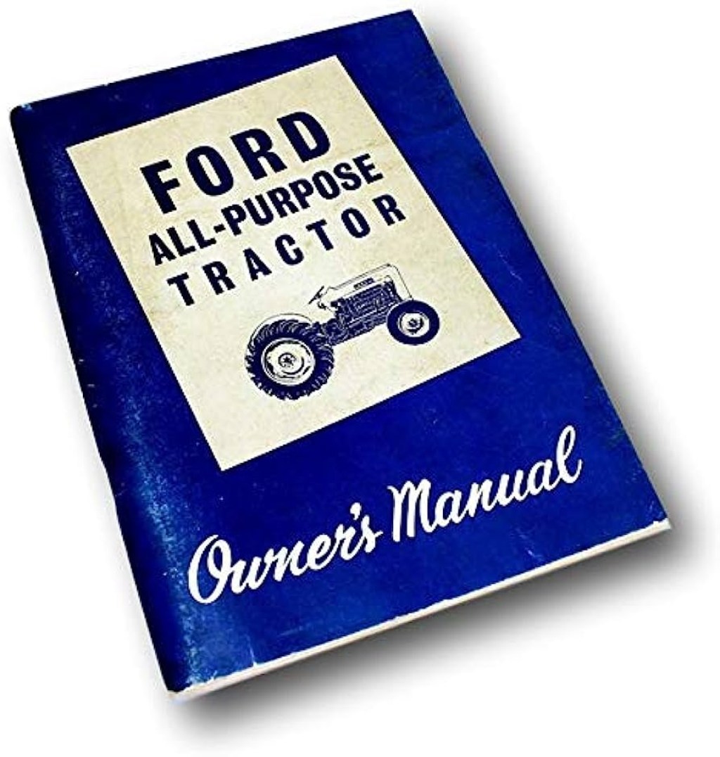 Picture of: AgPubs Operators Manual for Ford   Gas Diesel Series     Tractor Owners