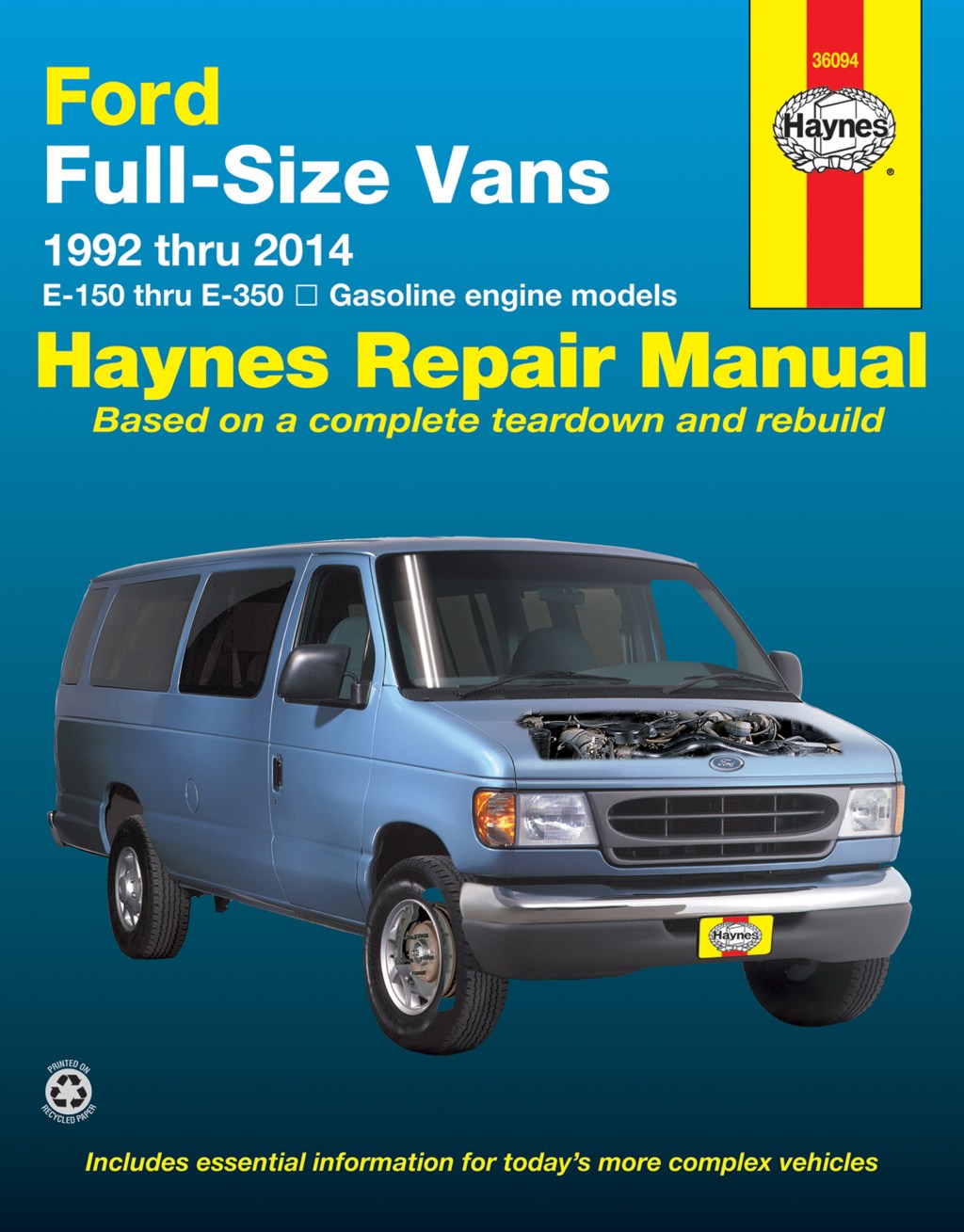 Picture of: Bundle: Ford full-size E–E- petrol vans (-) Haynes Repair Manual