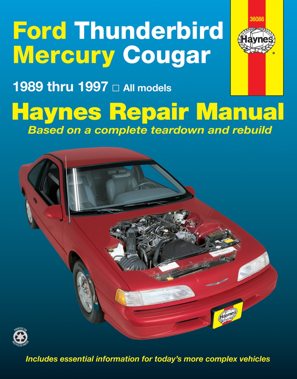 Picture of: Bundle: Ford Thunderbird & Mercury Cougar (-) Haynes Repair Manual