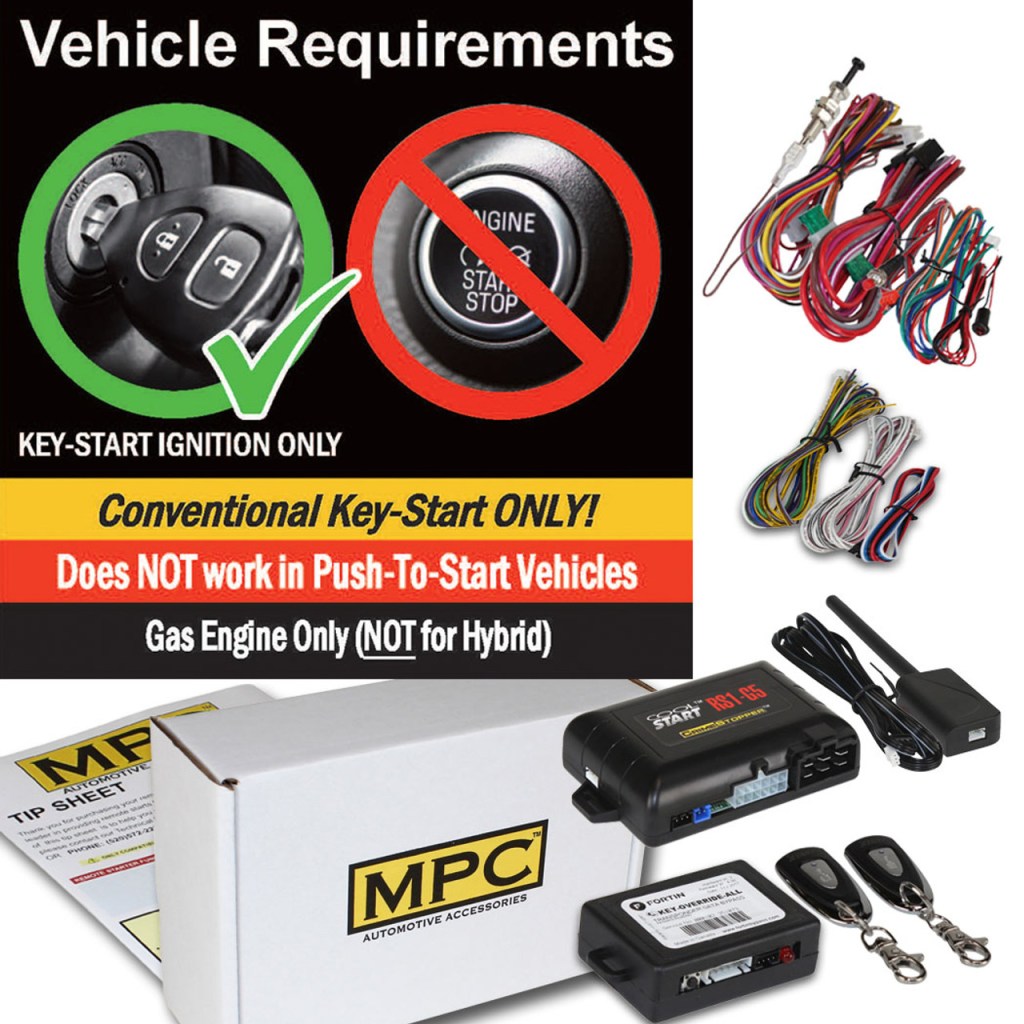 Picture of: Complete -Button Remote Start Kit For – Ford Focus