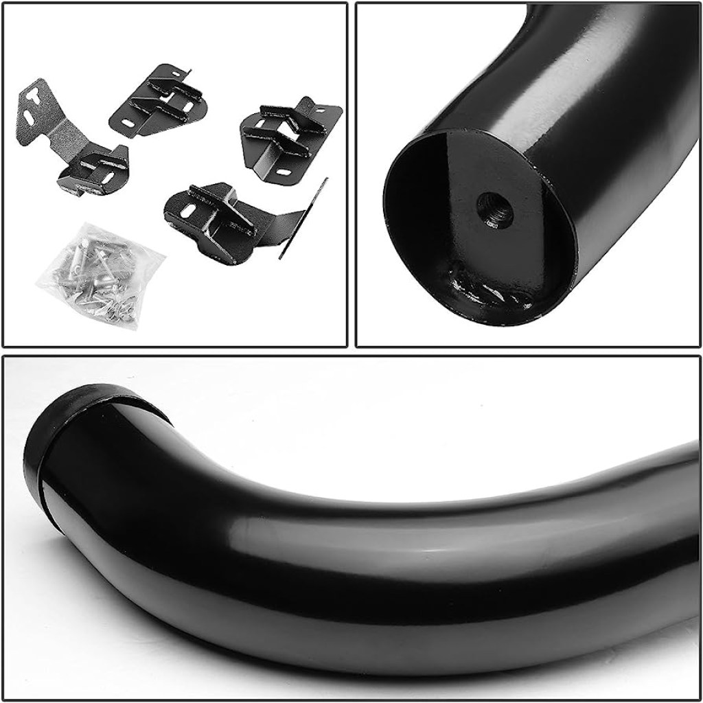 Picture of: DNA motoring SSTEPB—BK Stainless Steel ” Side Step Nerf Bar Running  Board,Black