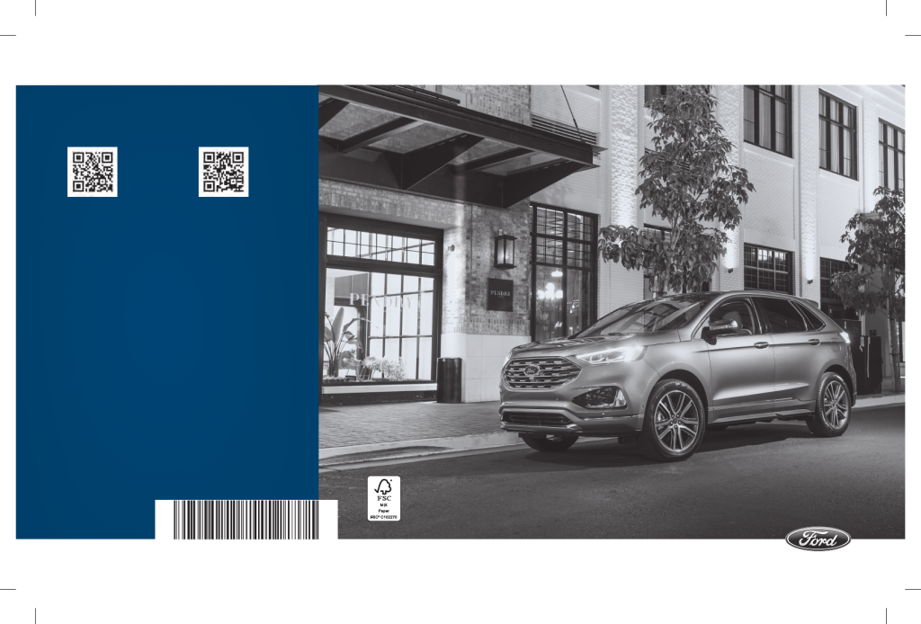 Picture of: Ford Edge () user manual (English –  pages)