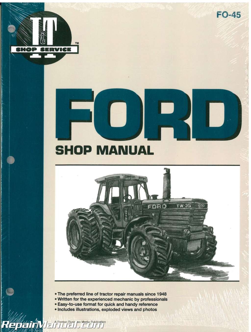Picture of: Ford New Holland TW- TW-1 TW-2 TW-3 Tractor Manual