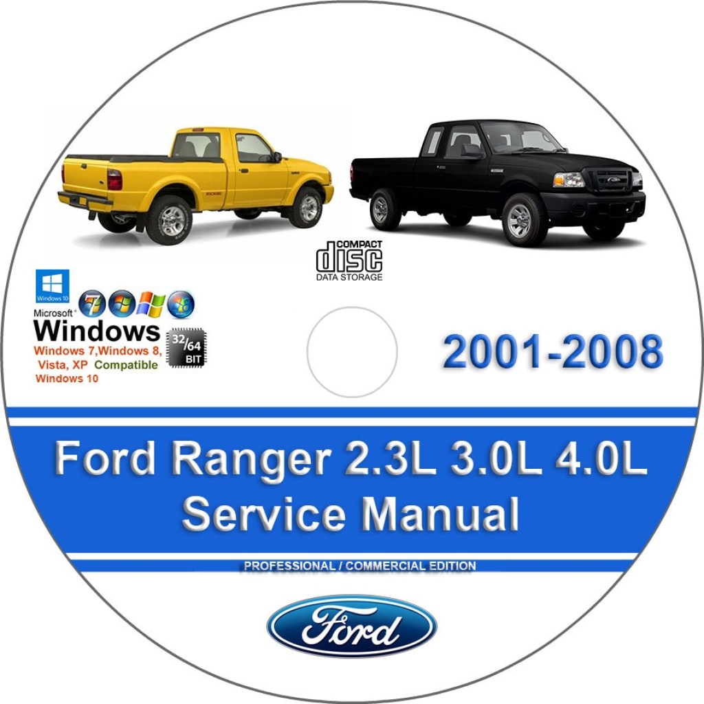 Picture of: Ford Ranger         Factory Workshop  Service Repair Manual + Wiring on CD