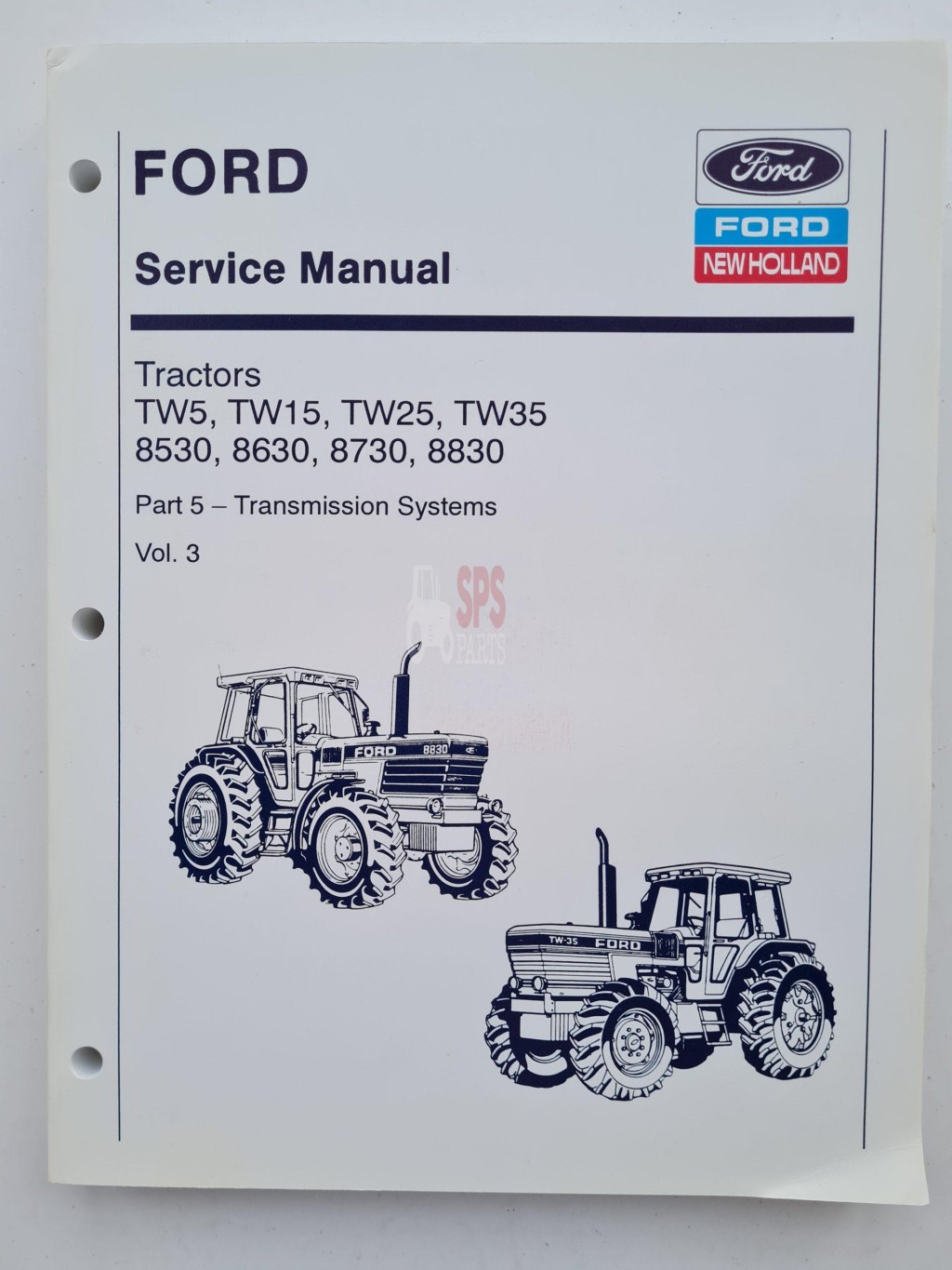 Picture of: Ford TW TW1 TW2 TW3 830    Tractor Service Manual