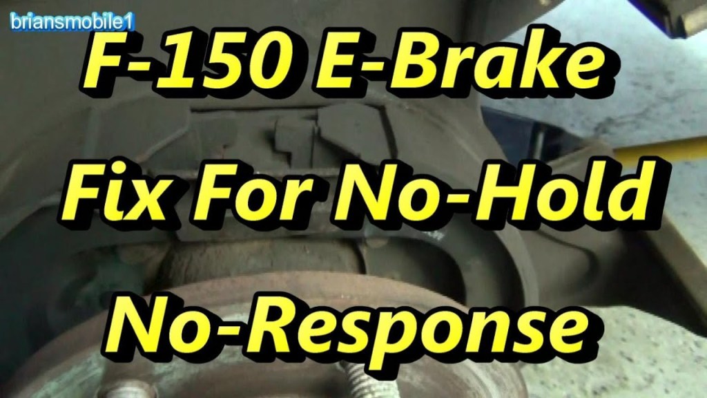 Picture of: How to Fix an F- E-Brake