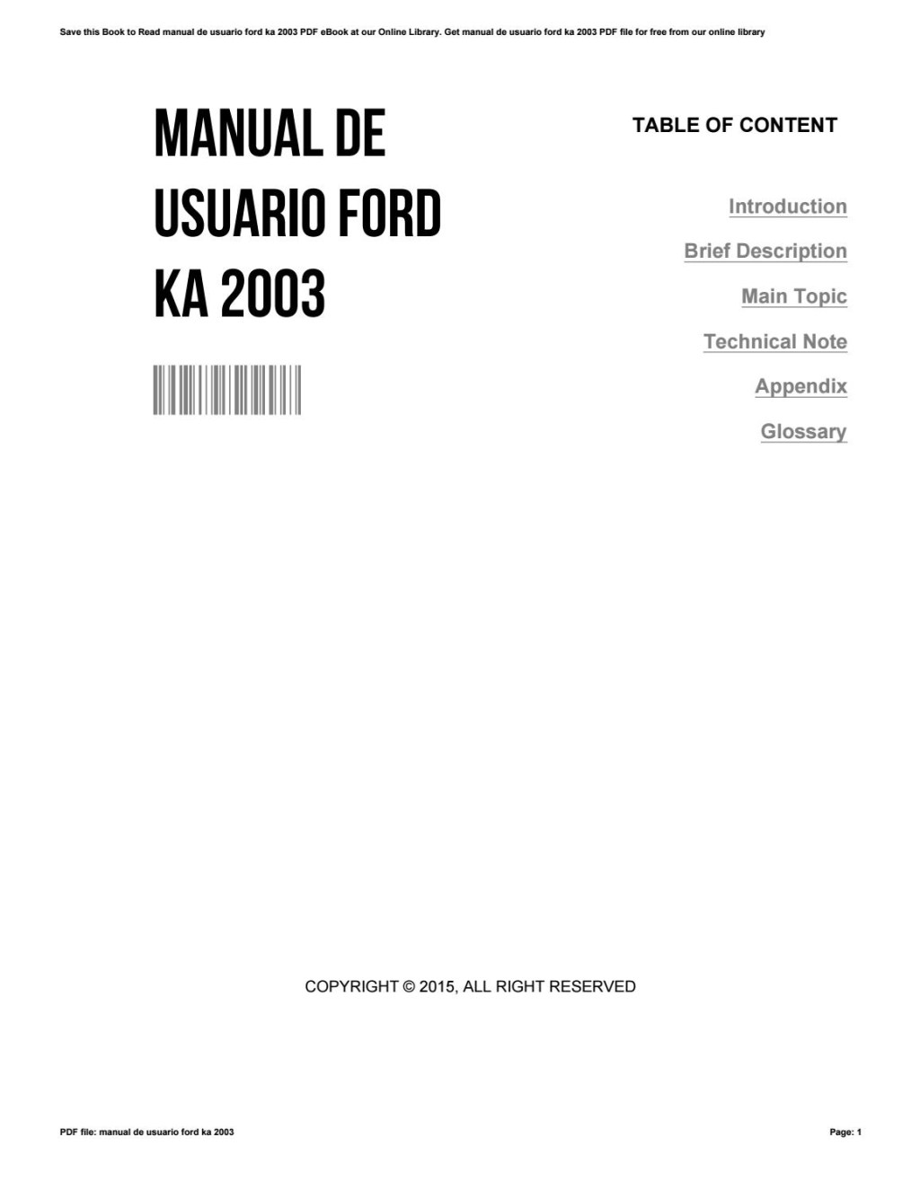 Picture of: Manual de usuario ford ka  by EarlRichardson – Issuu