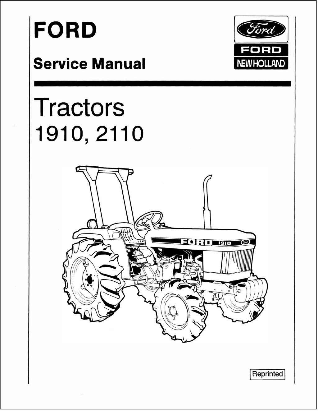 Picture of: Tractor Technical Workshop Manual Fits Ford  Tractor – Etsy